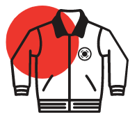 City Year jacket with a red circle overlay