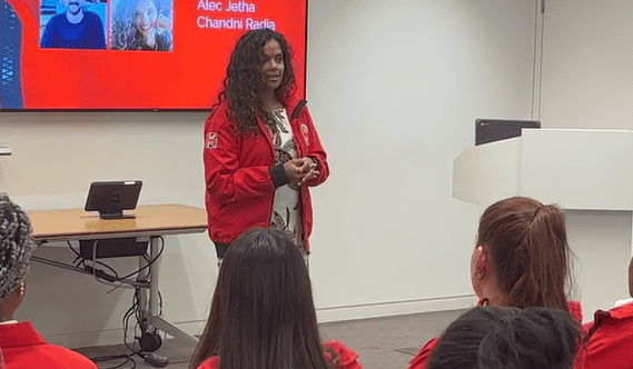 Chandni at Red Jacket ceremony 2023